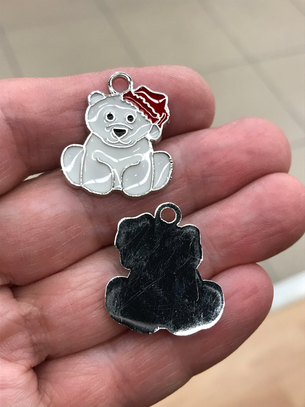 ENAMEL PENDANT BEAR