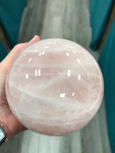 ROSE QUARTZ SPHERE