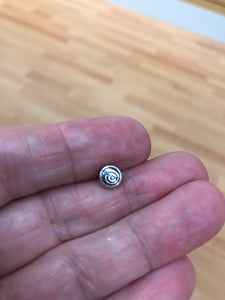 FLAT ROUND SPIRAL BEAD