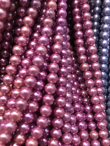 GLASS PEARL 6MM
