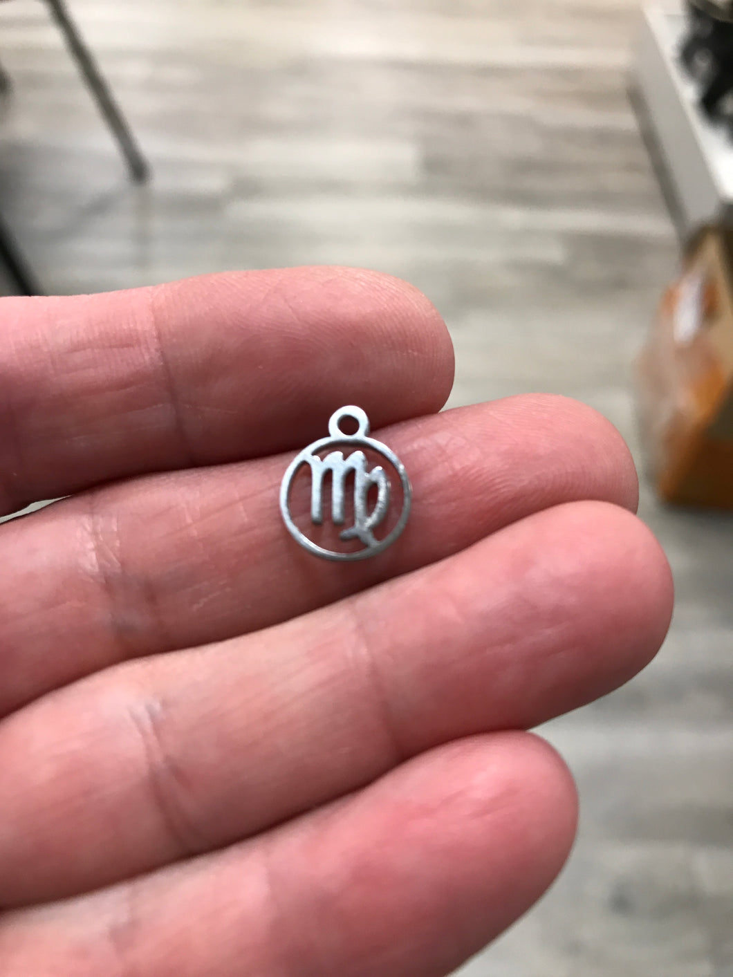316 STAINLESS VIRGO CHARM