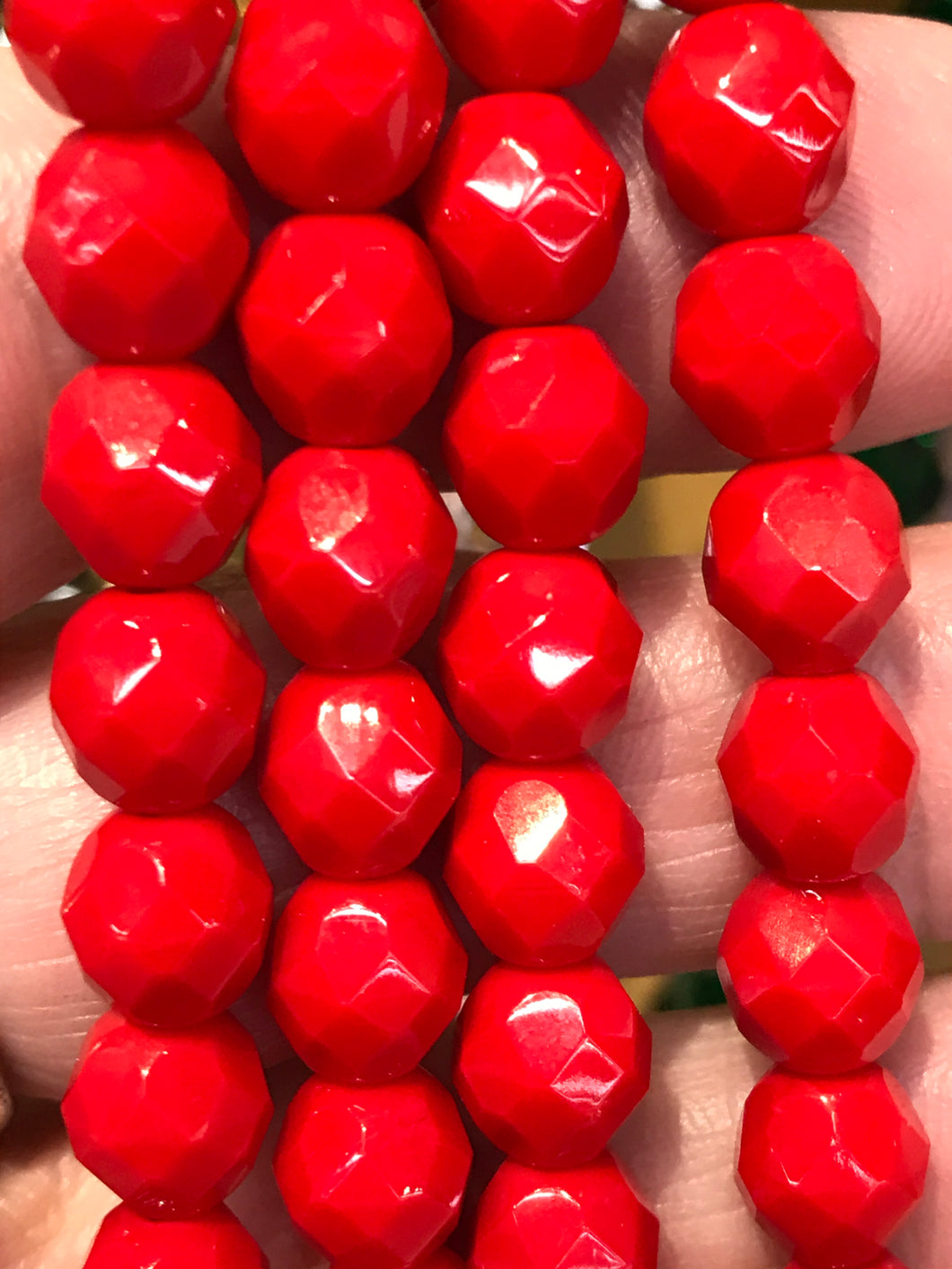 CZECH FIRE POLISHED CRYSTAL 8MM