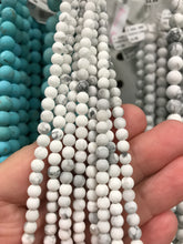 Load image into Gallery viewer, Howlite White Round
