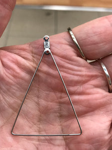 304 STAINLESS TRIANGLE EARRING