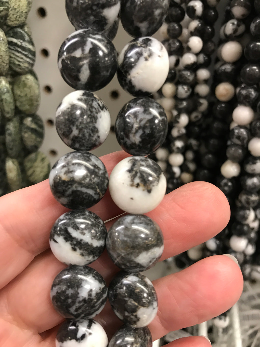 ZEBRA JASPER PUFFY COIN