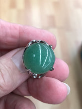 Load image into Gallery viewer, BRASS GREEN AVENTURINE RING
