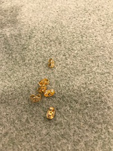 BRASS EARRING BACK