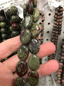 DRAGON BLOOD JASPER OVAL