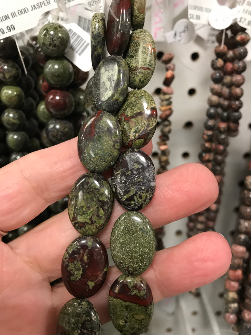 DRAGON BLOOD JASPER OVAL