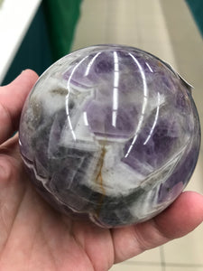 AMETHYST CHEVRON SPHERE