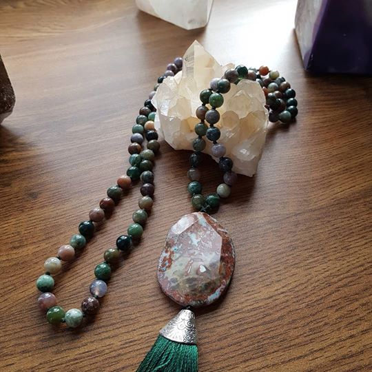 Indian Agate Mala