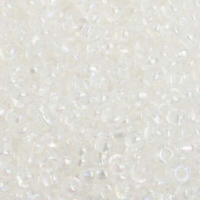 CZECH SEED BEAD 8/0 TR IRIS CRYSTAL